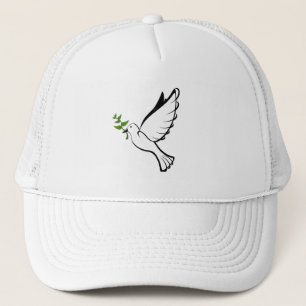Peace Dove met Olive Branch Trucker Pet