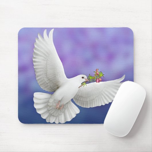 Peace Dove Mousepad Muismat (Met muis)