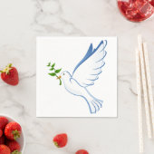 Peace Dove Napkin Servetten (Insitu)