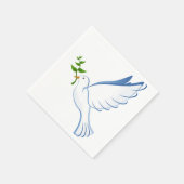 Peace Dove Napkin Servetten (Hoek)
