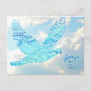 Peace Dove Nieuwjaar Briefkaart