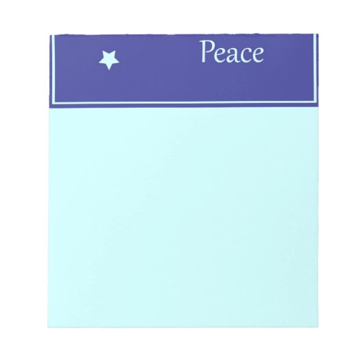 Peace Dove Notitieblok (Voorkant)