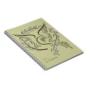 Peace Dove Notitieboek (Rechterzijde)