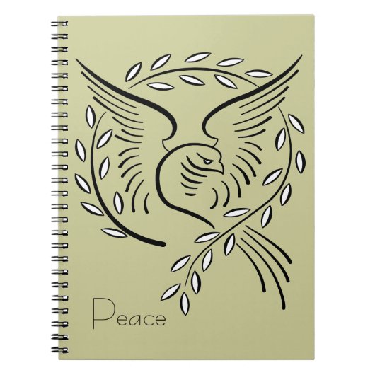 Peace Dove Notitieboek (Voorkant)