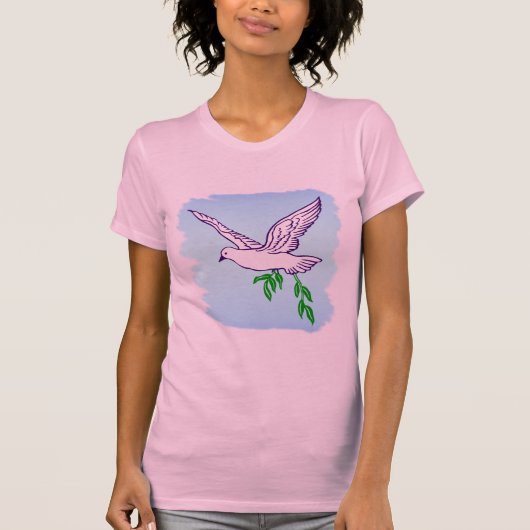 Peace Dove Olive Branch Shirt (Voorkant)