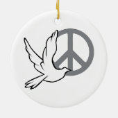 Peace Dove Ornament (Achterkant)