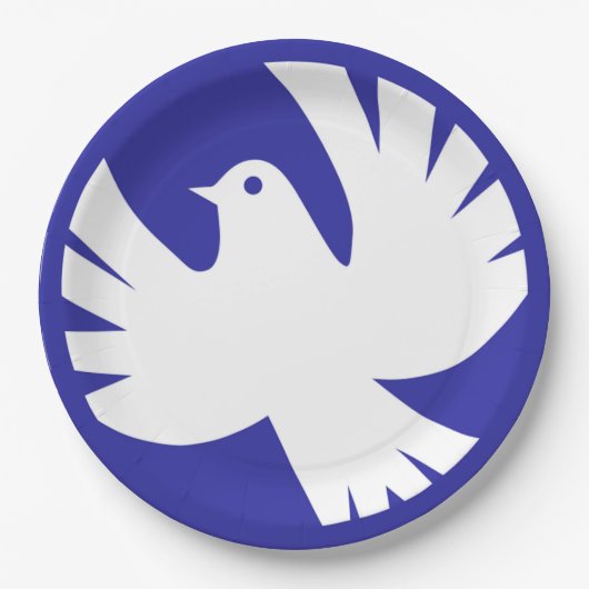 PEACE DOVE PAPIEREN BORDJE (Voorkant)