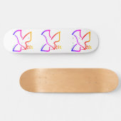 Peace Dove Persoonlijk Skateboard (Horizontaal)