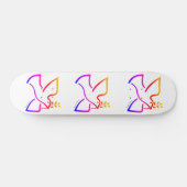 Peace Dove Persoonlijk Skateboard (Horizontaal)
