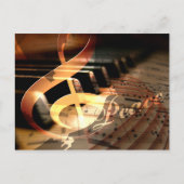 Peace Dove Piano Teacher Christmas Briefkaart (Voorkant)