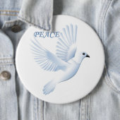 PEACE DOVE PINBACK BUTTON (In situ)