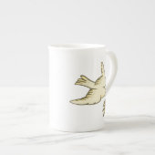 Peace Dove Porselein Kop (Voorkant rechts)