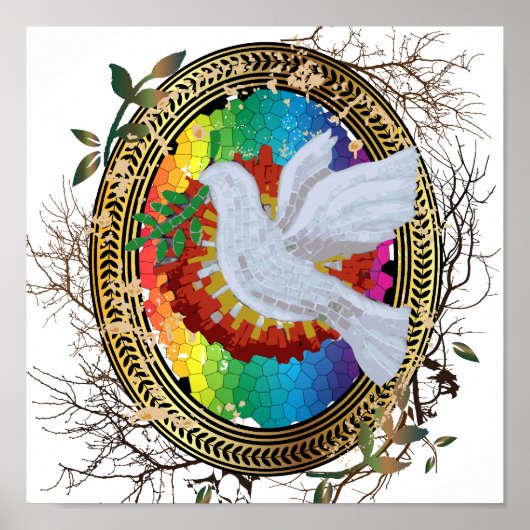 Peace Dove Poster (Voorkant)