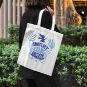 Peace Dove Quote Tote Bag