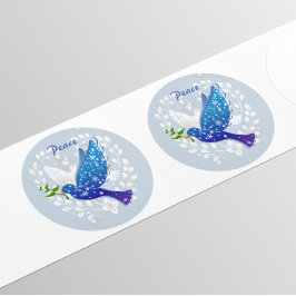 Peace Dove Ronde Sticker