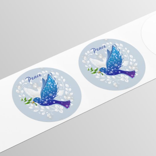 Peace Dove Ronde Sticker