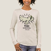 Peace Dove Shirt met lange mouwen (Voorkant)