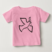 Peace Dove Silhouette White (Voorkant)