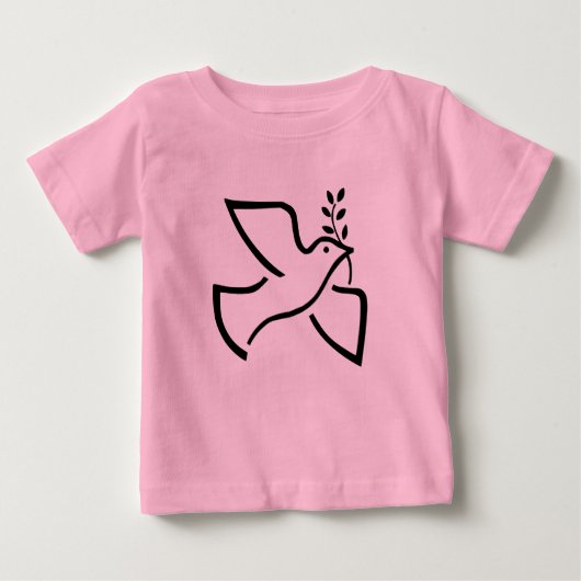 Peace Dove Silhouette White (Voorkant)