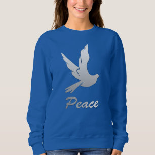 Peace Dove Silver Gradient Trui