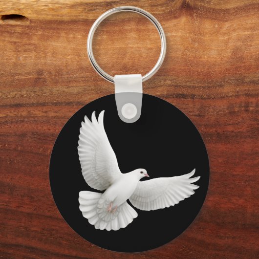Peace Dove Sleutelhanger (Voorkant)