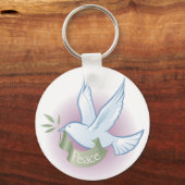 Peace Dove Sleutelhanger (Voorkant)