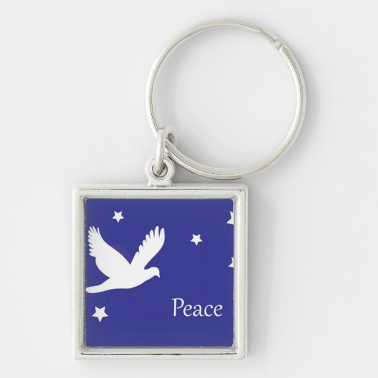 Peace Dove Sleutelhanger (Voorkant)
