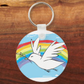 Peace Dove Sleutelhanger (Voorkant)