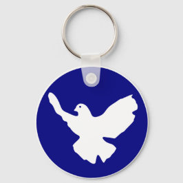 Peace Dove Sleutelhanger