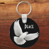 Peace Dove Sleutelhanger (Voorkant)