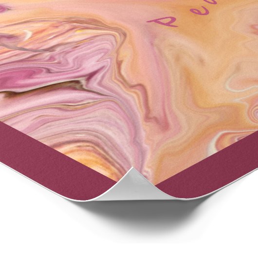 Peace Dove square Poster (Hoek)