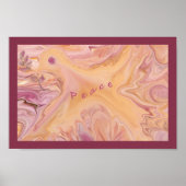 Peace Dove square Poster (Voorkant)