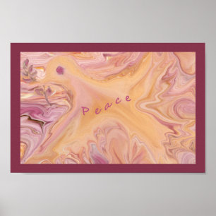 Peace Dove square Poster