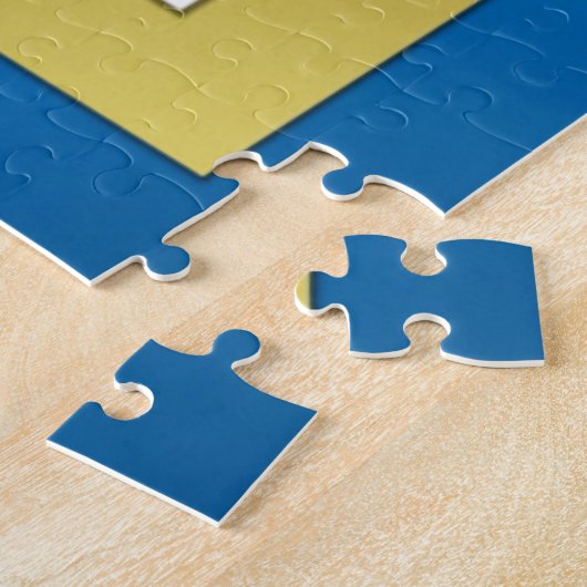 Peace Dove Star van David Legpuzzel (Zijkant)