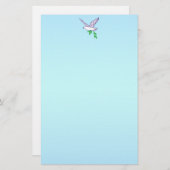 Peace Dove Stationery Briefpapier (Voorkant / Achterkant)