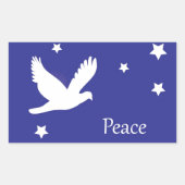 Peace Dove Sticker (Voorkant)