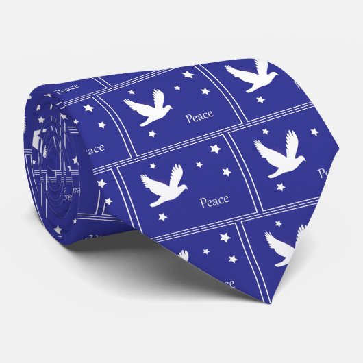 Peace Dove Stropdas (Opgerold)