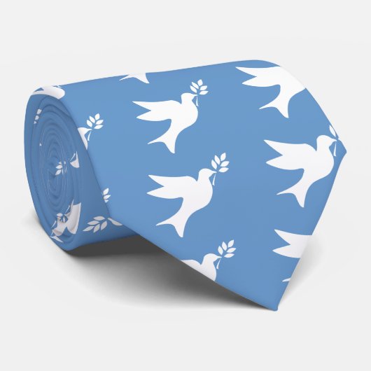 Peace Dove Stropdas (Opgerold)