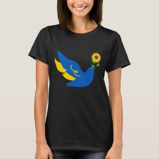 Peace Dove Sunflower Oekraïne - STAND MET OEKRAÏNE T-shirt