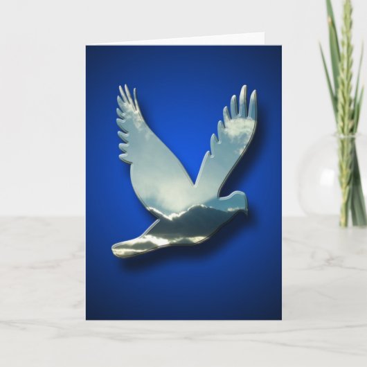 Peace Dove Sympathiekaart Kaart (Voorkant)