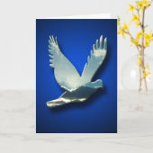 Peace Dove Sympathiekaart Kaart (Gele Bloem)