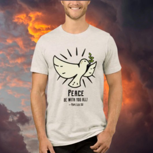 Peace Dove T-shirt - "Vrede zij met jullie allen!"