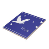 Peace Dove Tegeltje (Zijkant)