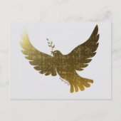 Peace Dove Uitnodiging Briefkaart (Voorkant)