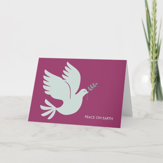 Peace Dove Vakantie Groeten Kaarten (Voorkant)