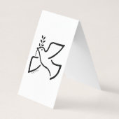 Peace Dove Visitekaartje (Achterkant)