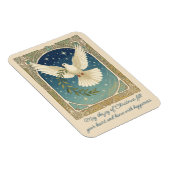 Peace Dove With Olive Sprig Decor Magneet (Rechterzijde)