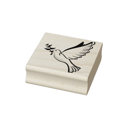 Peace Dove Wood Art Rubber Stamp Rubberstempel (Stempel)