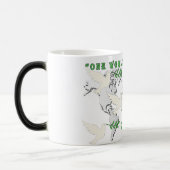 Peace Dove World Map Mug Magische Mok (Links)