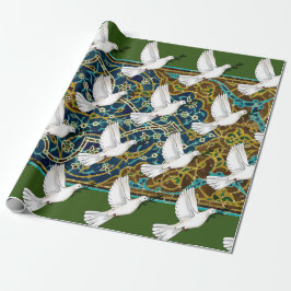 PEACE DOVE Wrapping Paper Cadeaupapier